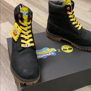 Limited edition Spongebob Timberlands Men’s 9